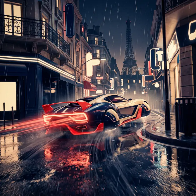 Neon Arrondissement — Arcade racer